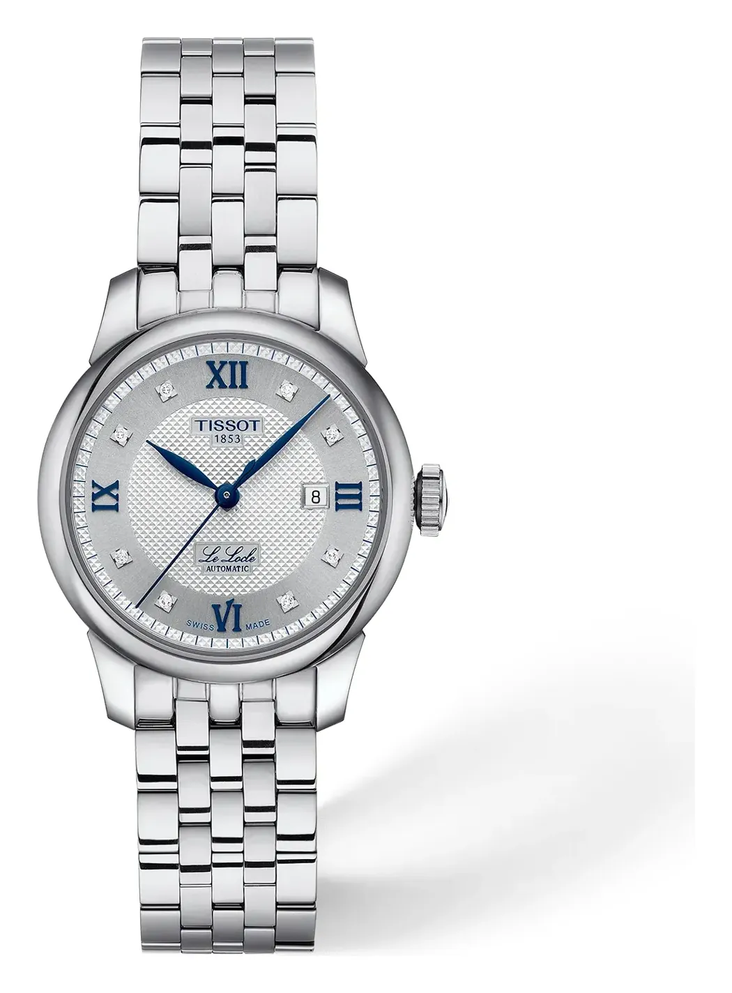 Tissot Le Locle 20th Anniversary 29mm, reference T0062071103601, silver dial, stainless steel case