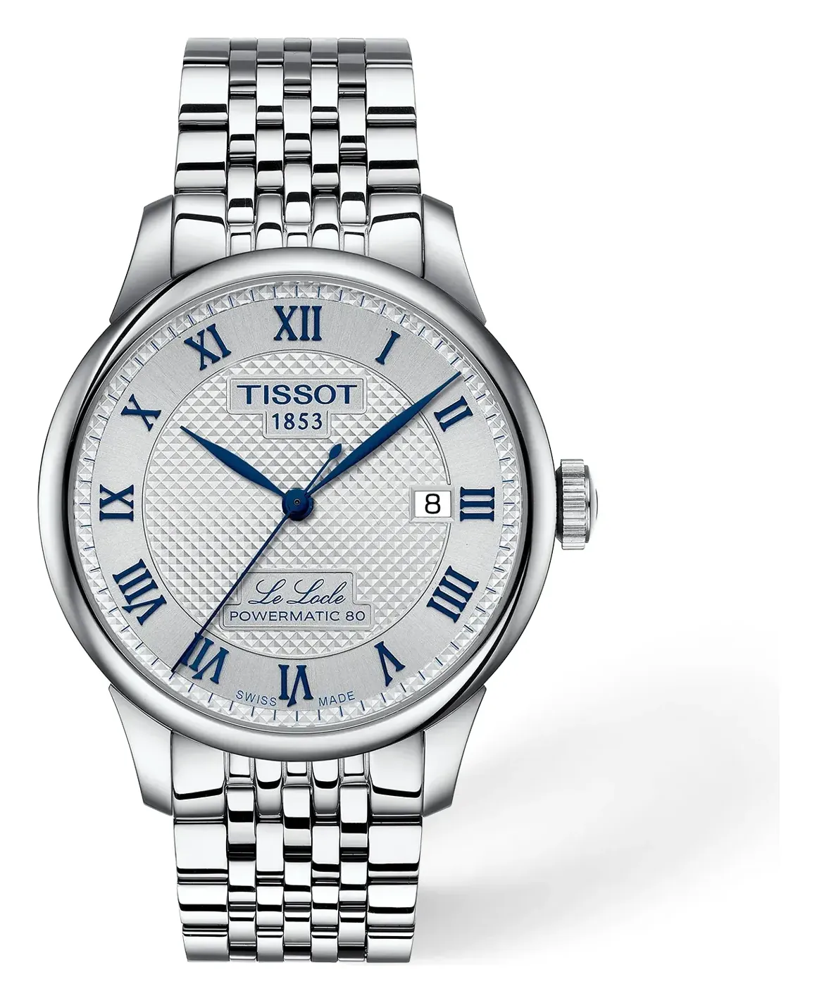 Tissot Le Locle 20th Anniversary 39.3mm, reference T0064071103303, silver dial, stainless steel case