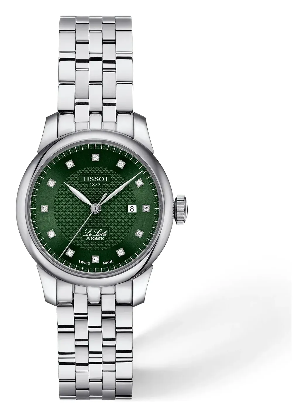 Tissot Le Locle 29mm T0062071109600, reference T0062071109600, green dial, stainless steel case