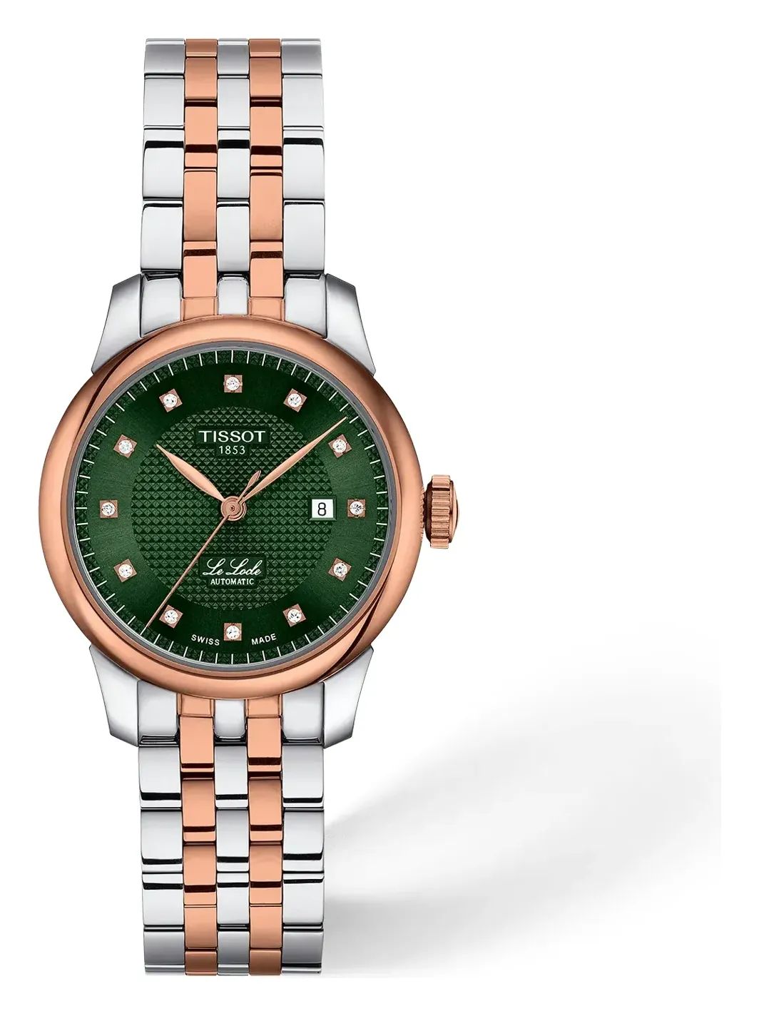 Tissot Le Locle 29mm T0062072209600, reference T0062072209600, green dial, stainless steel case
