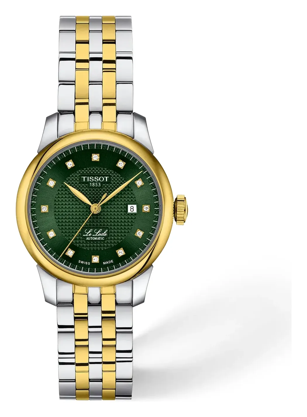 Tissot Le Locle 29mm T0062072209601, reference T0062072209601, green dial, stainless steel case