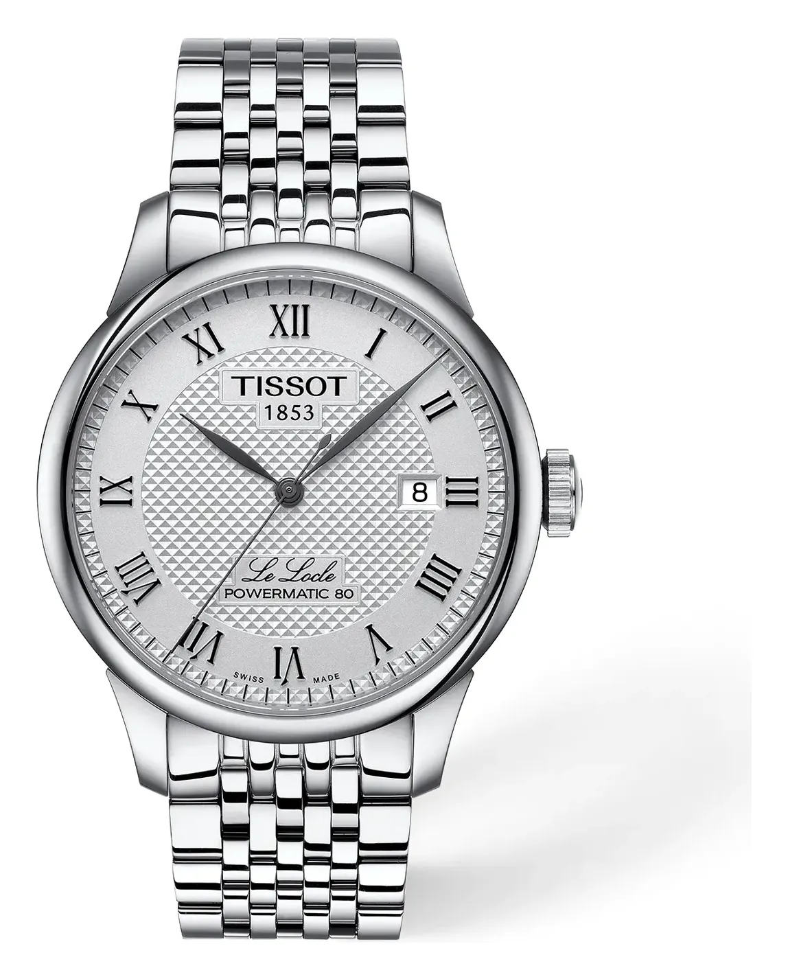 Tissot Le Locle 39.3mm T0064071103300, reference T0064071103300, silver dial, stainless steel case