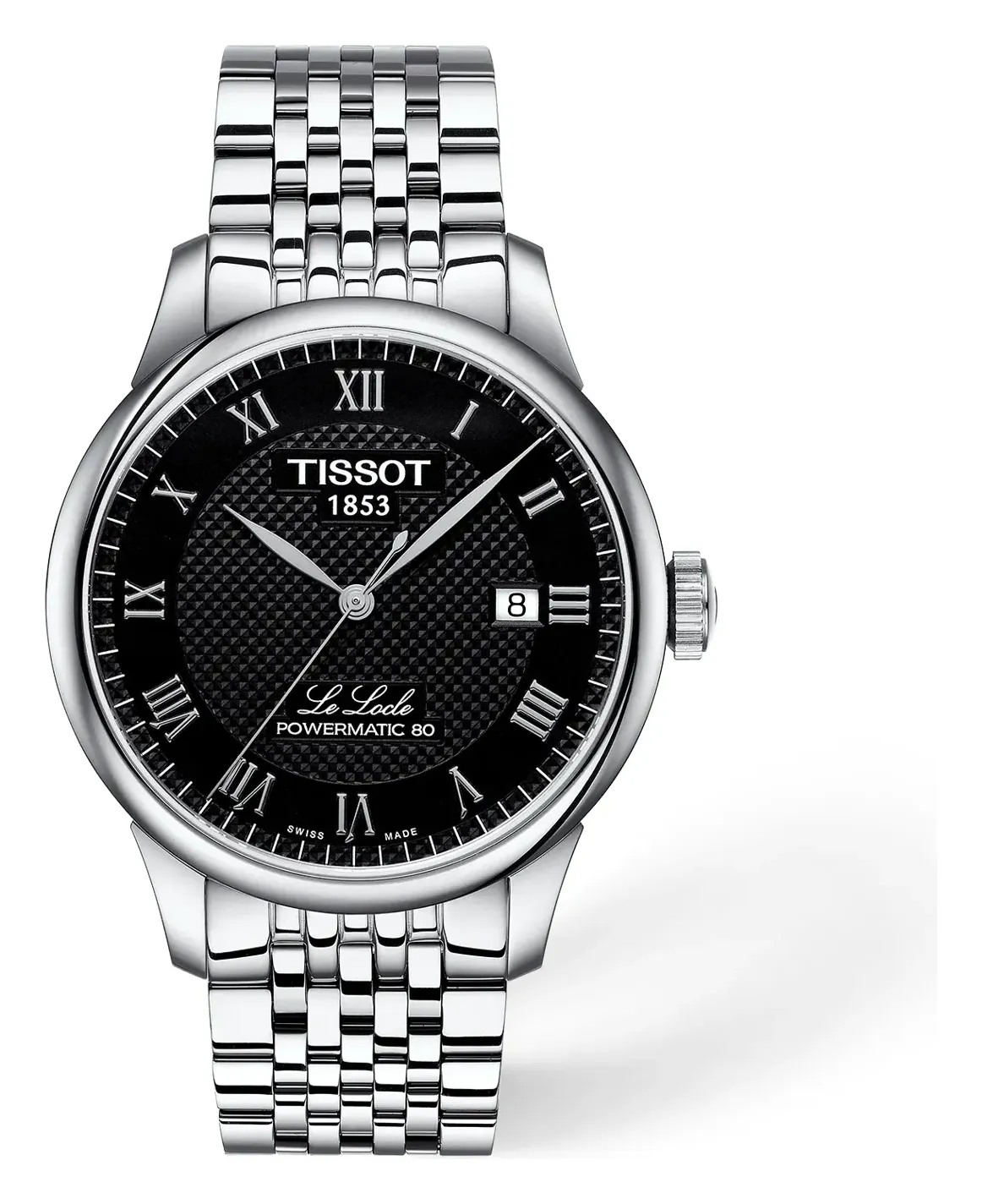 Tissot Le Locle 39.3mm T0064071105300, reference T0064071105300, black dial, stainless steel case
