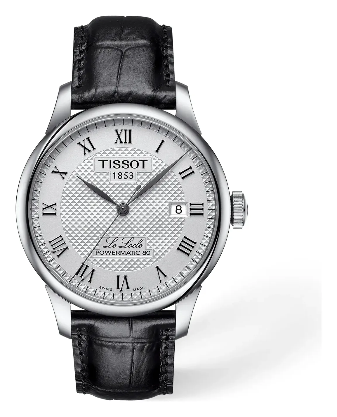 Tissot Le Locle 39.3mm T0064071603300, reference T0064071603300, silver dial, stainless steel case