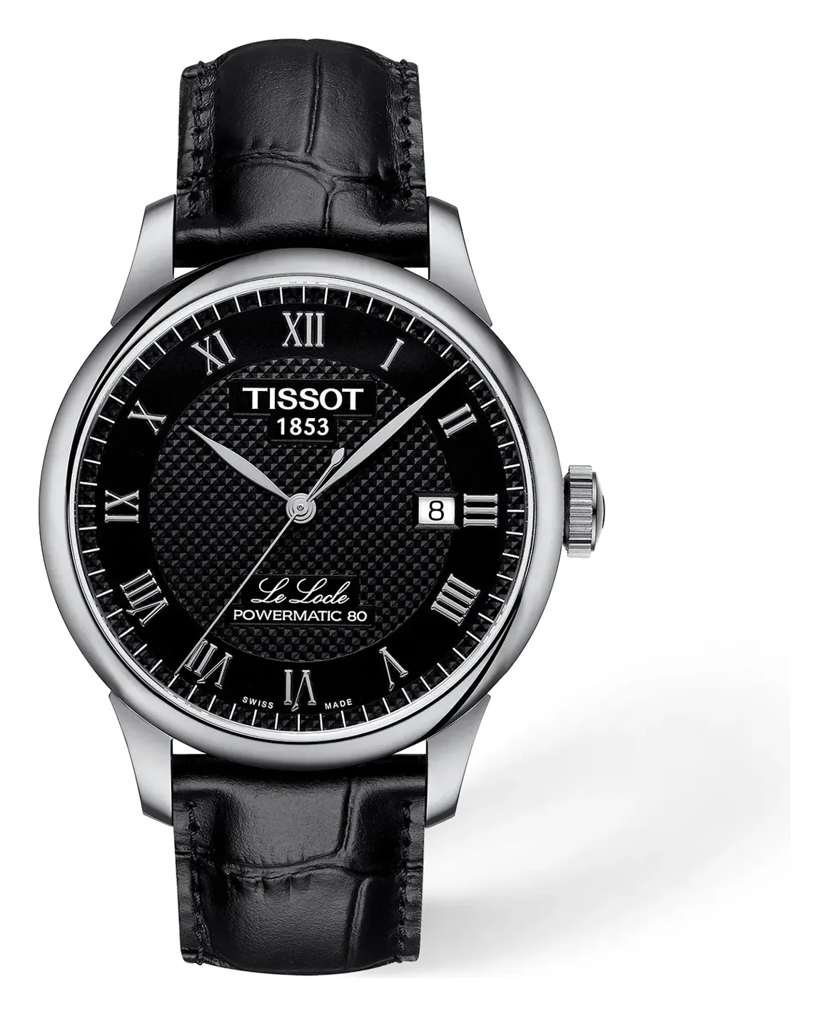 Tissot Le Locle 39.3mm T0064071605300, reference T0064071605300, black dial, stainless steel case