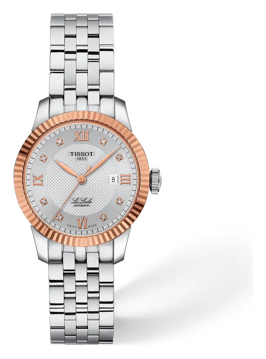 Tissot Le Locle Gold 29mm T9322074103600, reference T9322074103600, silver dial, stainless steel case