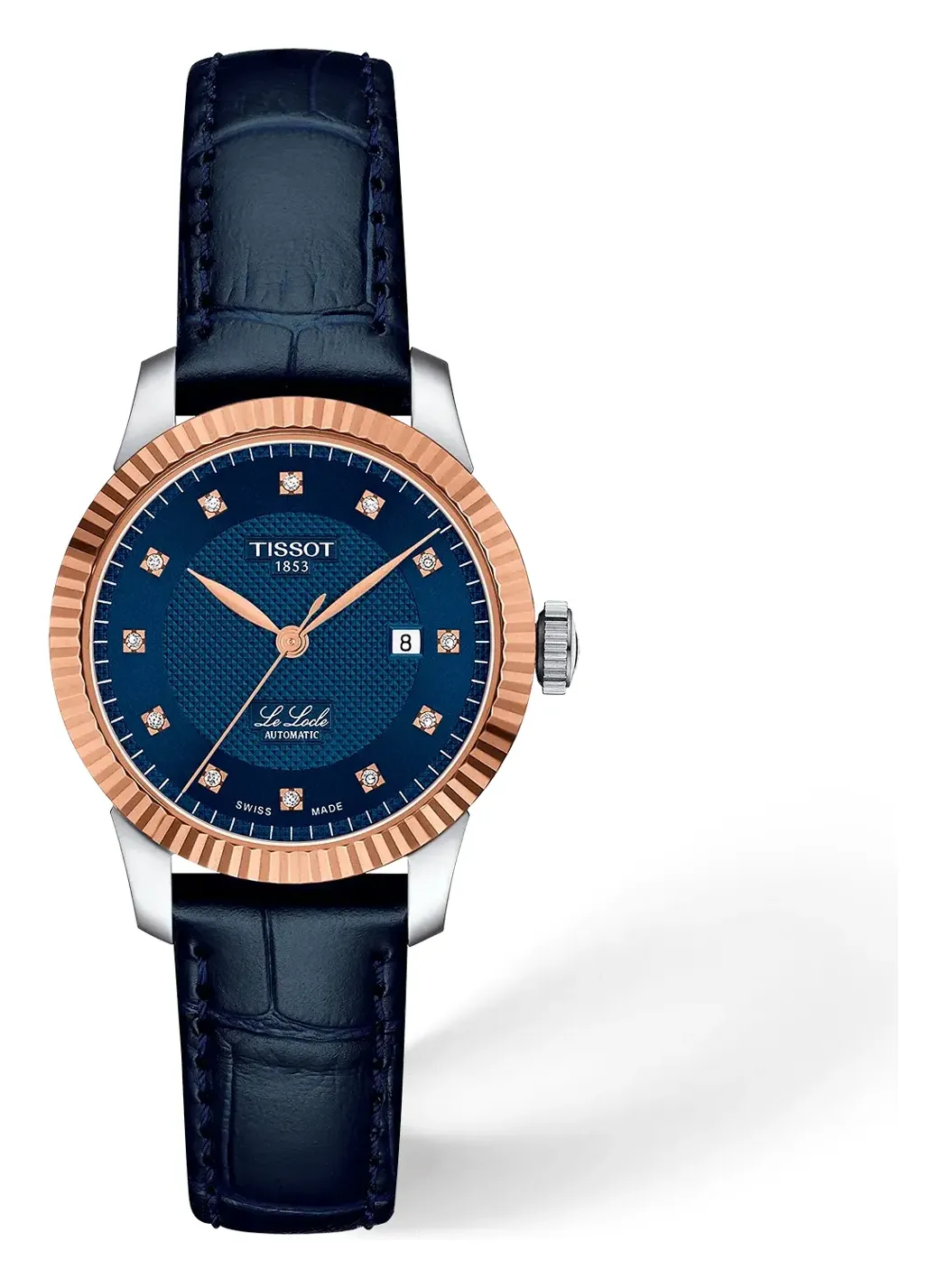 Tissot le Locle Gold 29mm T9322074604600, reference T9322074604600, blue dial, stainless steel case