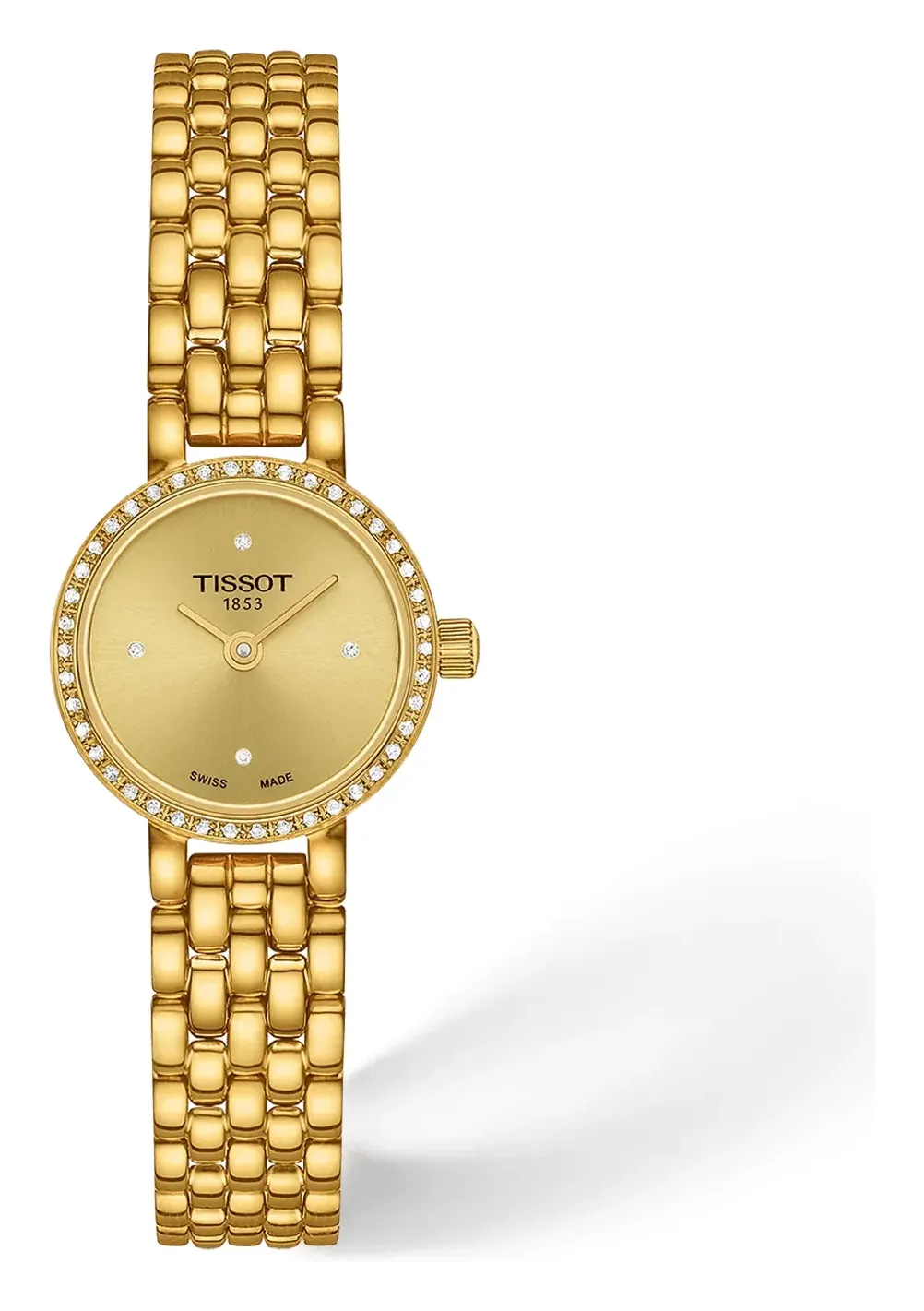 Tissot Lovely Round 19.5mm T1400096302600, reference T1400096302600, champagne dial, stainless steel case