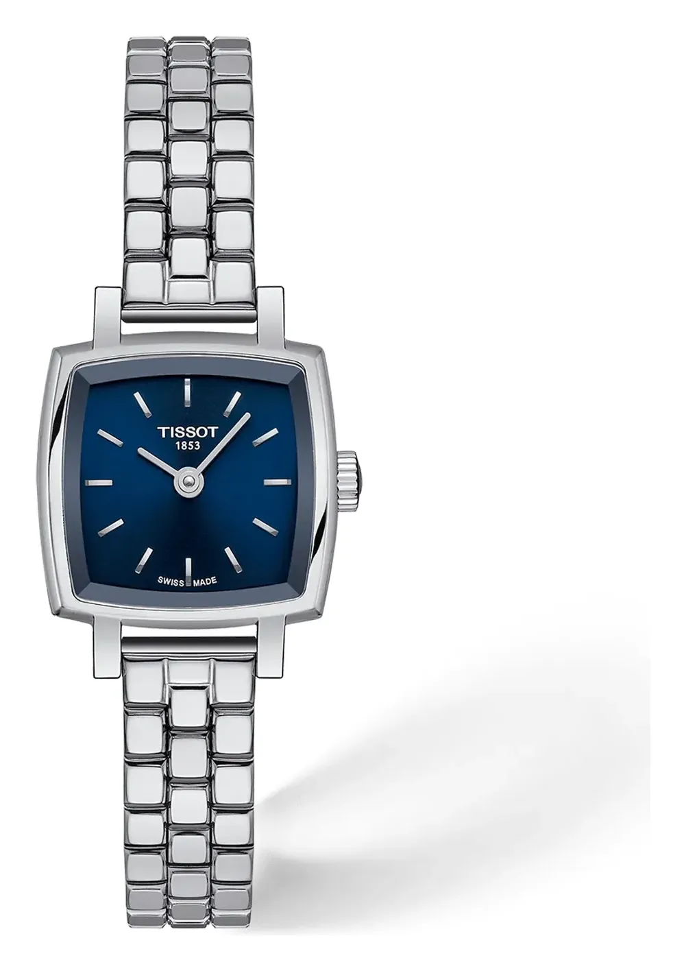 Tissot Lovely Square 20x20mm T0581091104101, reference T0581091104101, blue dial, stainless steel case