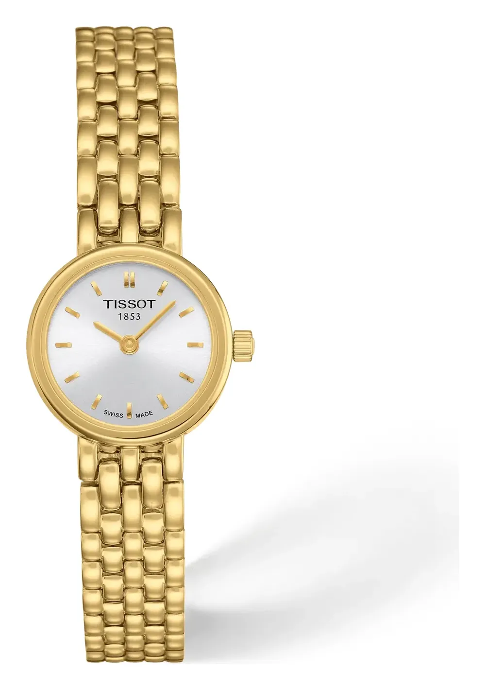 Tissot Lovely, reference T0580093303100, silver dial, stainless steel case