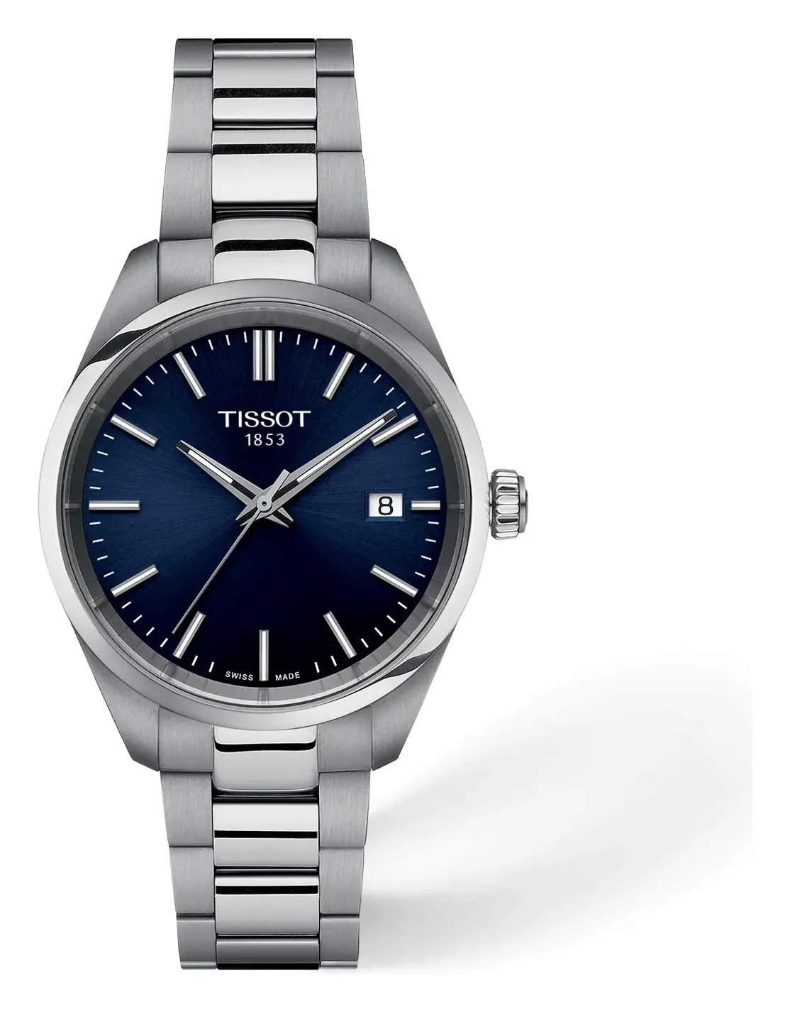 Tissot PR 100 34mm T1502101104100, reference T1502101104100, blue dial, stainless steel case