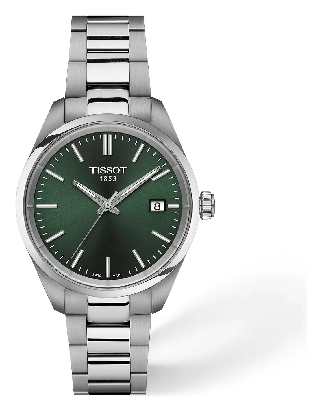 Tissot PR 100 34mm T1502101109100, reference T1502101109100, green dial, stainless steel case