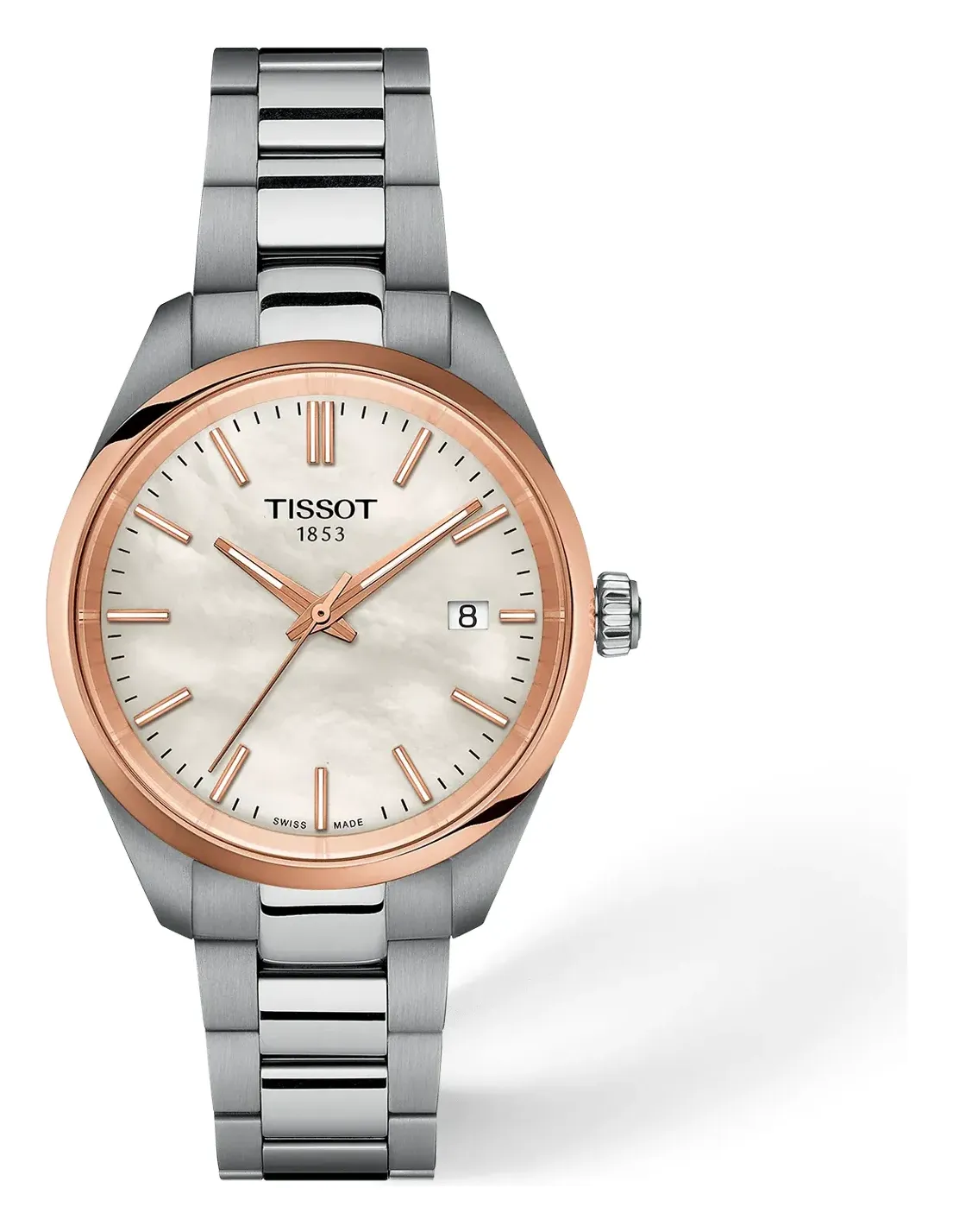 Tissot PR 100 34mm T1502102111100, reference T1502102111100, white dial, stainless steel case