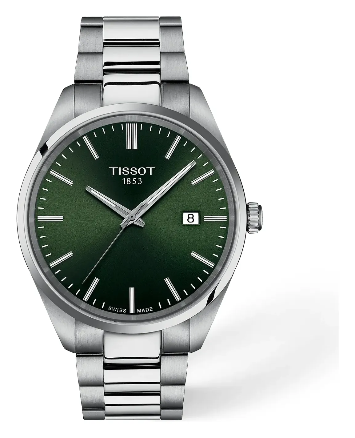 Tissot PR 100 40mm T1504101109100, reference T1504101109100, green dial, stainless steel case