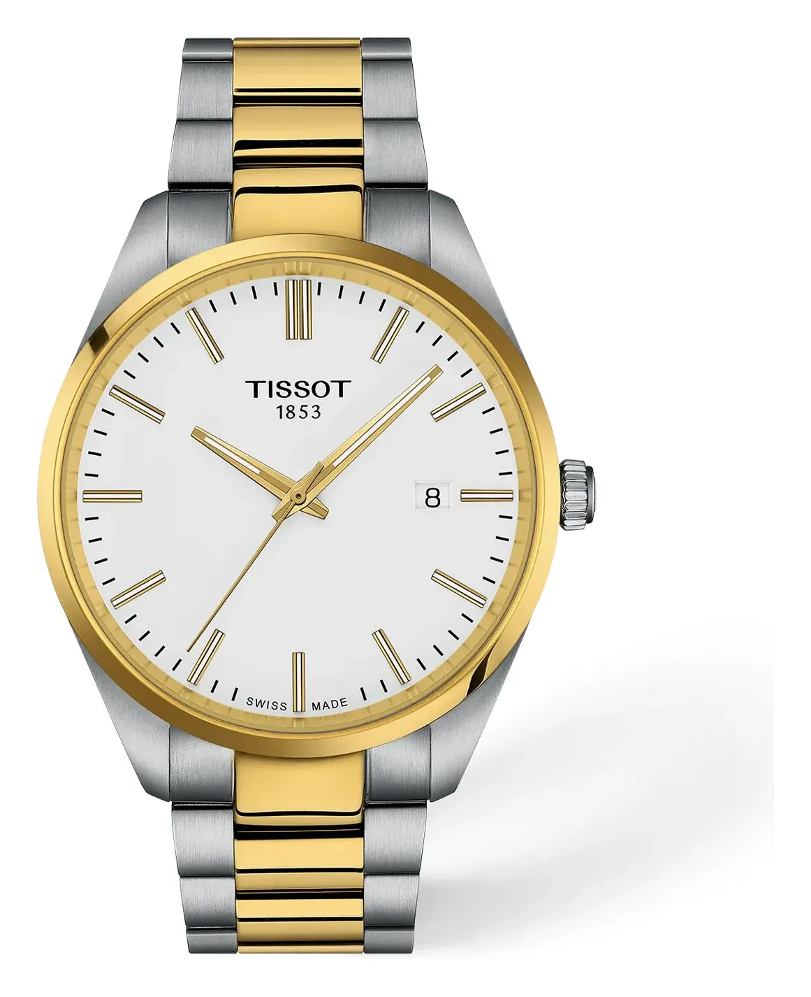 Tissot PR 100 40mm T1504102201100, reference T1504102201100, white dial, stainless steel case