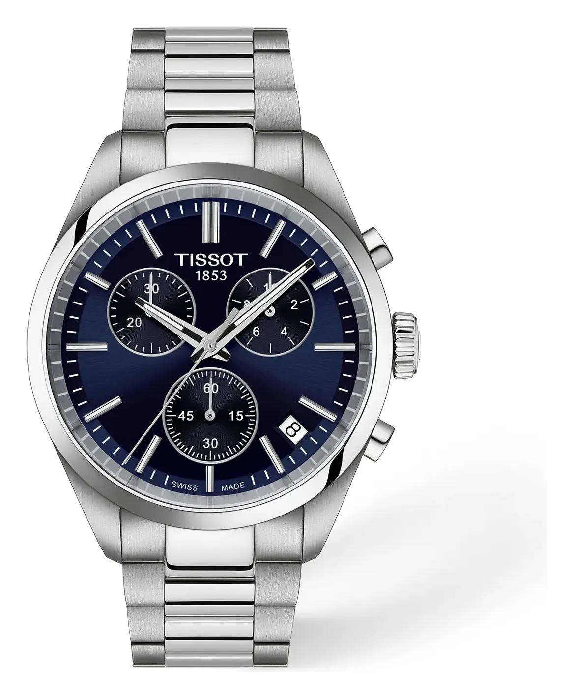 Tissot PR 100 40mm T1504171104100, reference T1504171104100, blue dial, stainless steel case