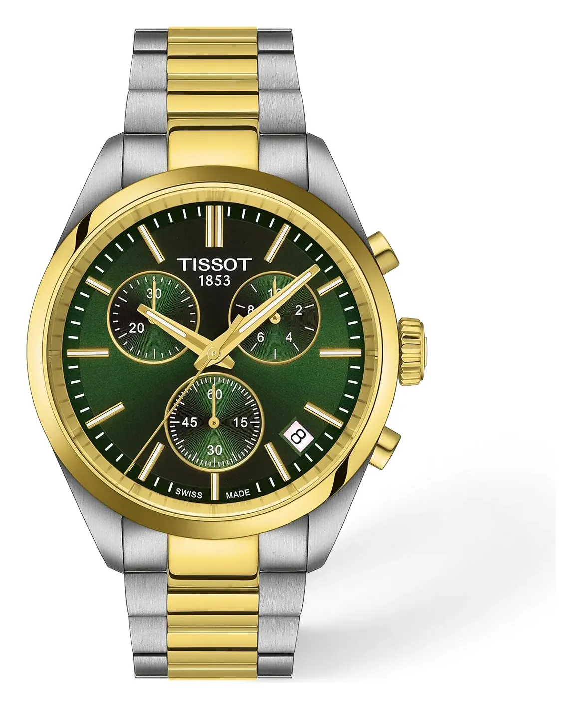 Tissot PR 100 40mm T1504172209100, reference T1504172209100, green dial, stainless steel case