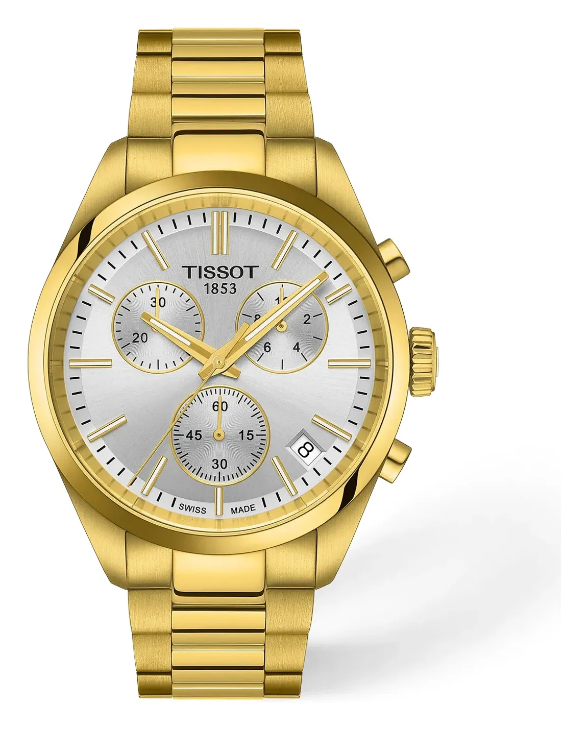 Tissot PR 100 40mm T1504173303100, reference T1504173303100, silver dial, stainless steel case