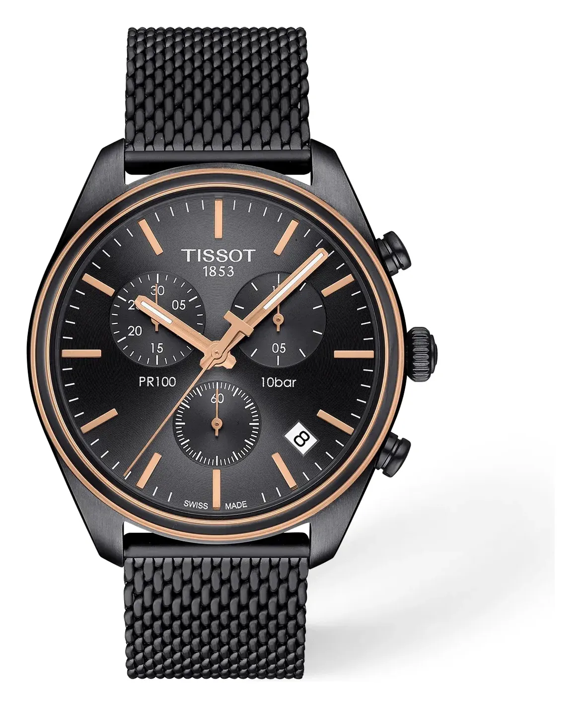 Tissot PR 100 41mm, reference T1014172306100, grey dial, stainless steel case