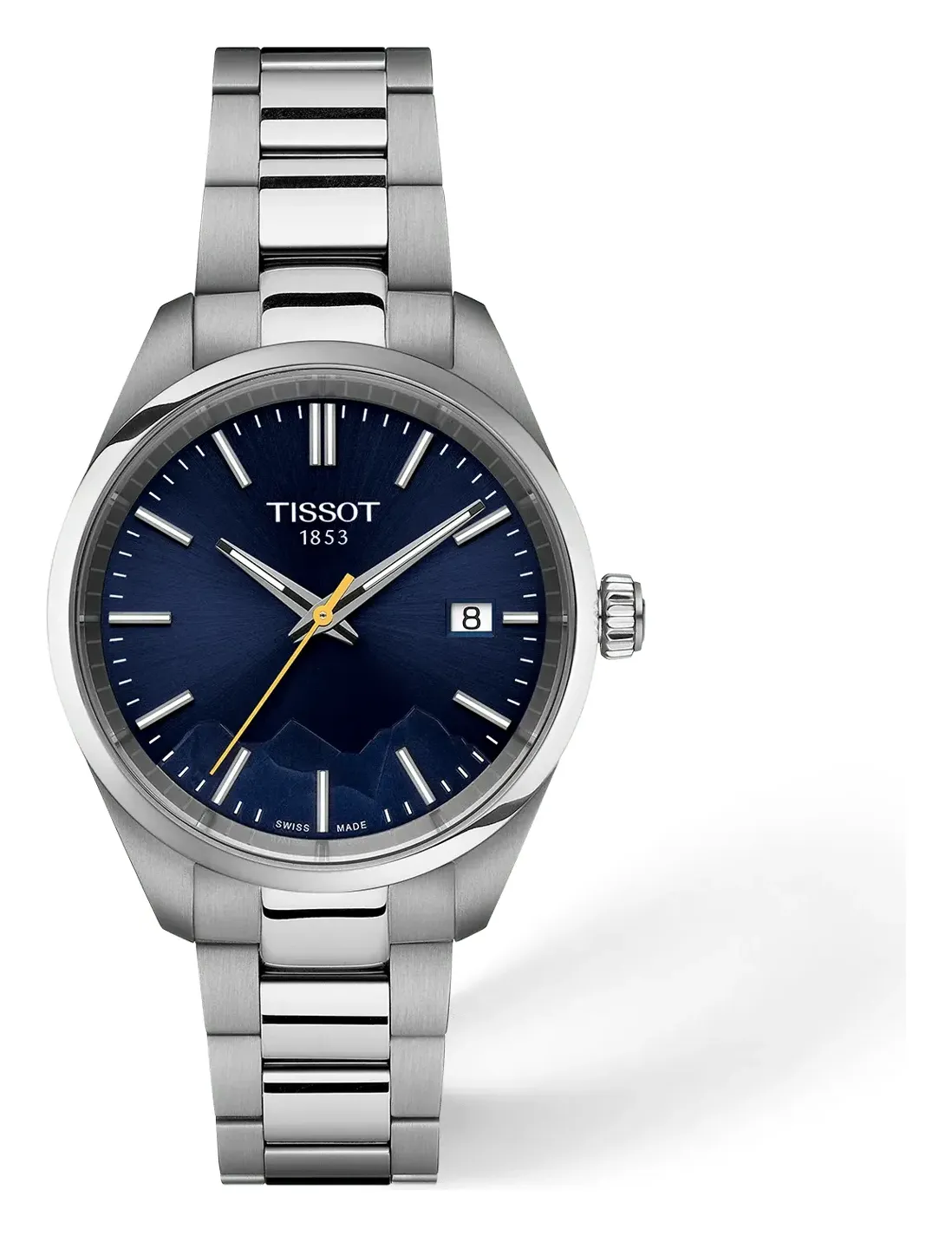 Tissot PR 100 Jungfraubahn 34mm T1502101104101, reference T1502101104101, blue dial, stainless steel case