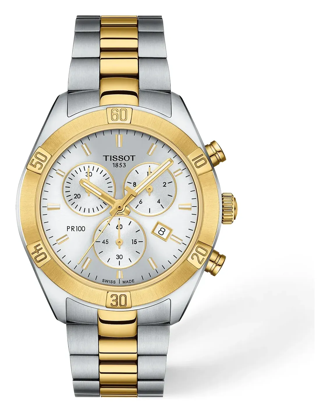 Tissot PR 100 Sport Chic 38mm T1019172203100, reference T1019172203100, silver dial, stainless steel case