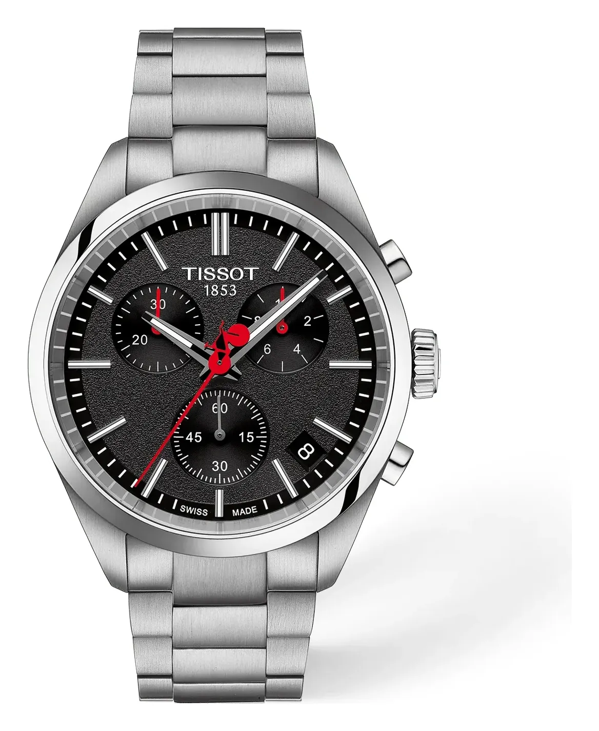 Tissot PR 100 Vuelta 40mm, reference T1504171105101, black dial, stainless steel case