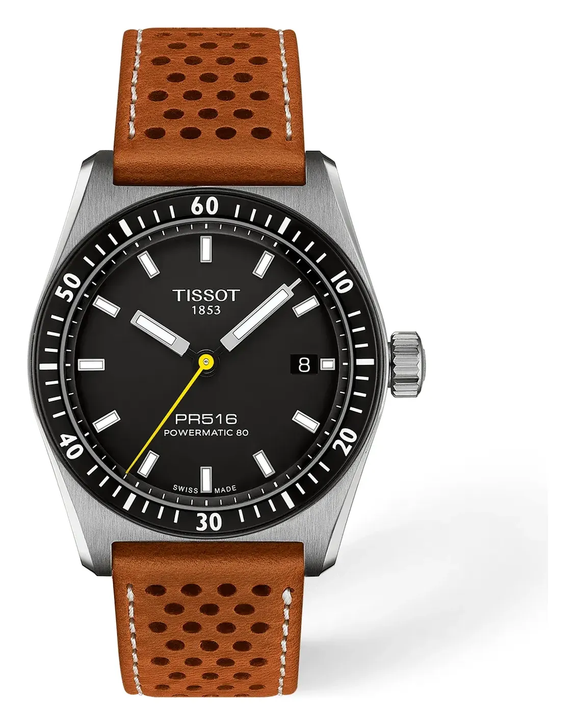 Tissot PR516 38mm T1494071605100, reference T1494071605100, black dial, stainless steel case