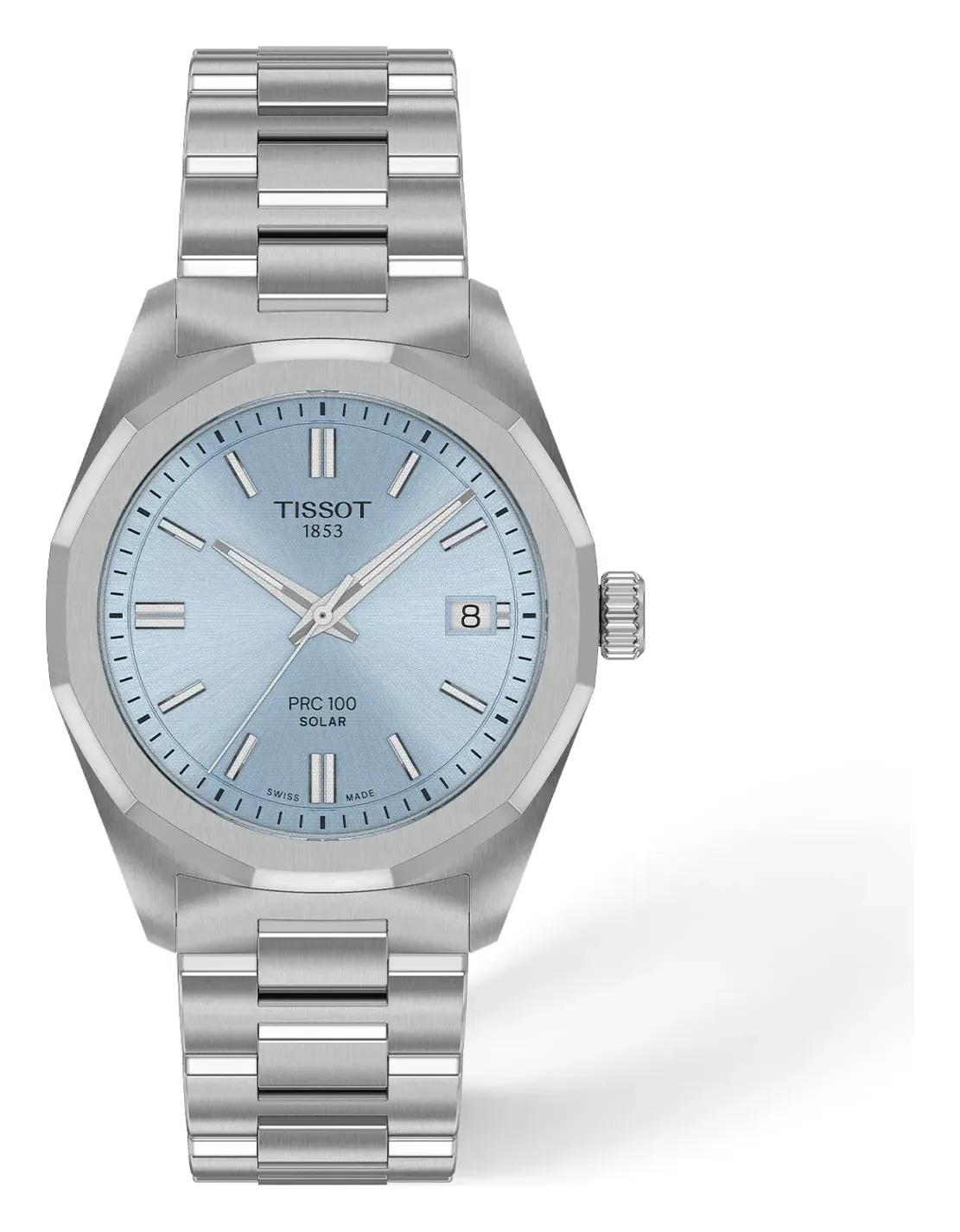 Tissot PRC 100 Solar 34mm T1518221135100, reference T1518221135100, blue dial, stainless steel case