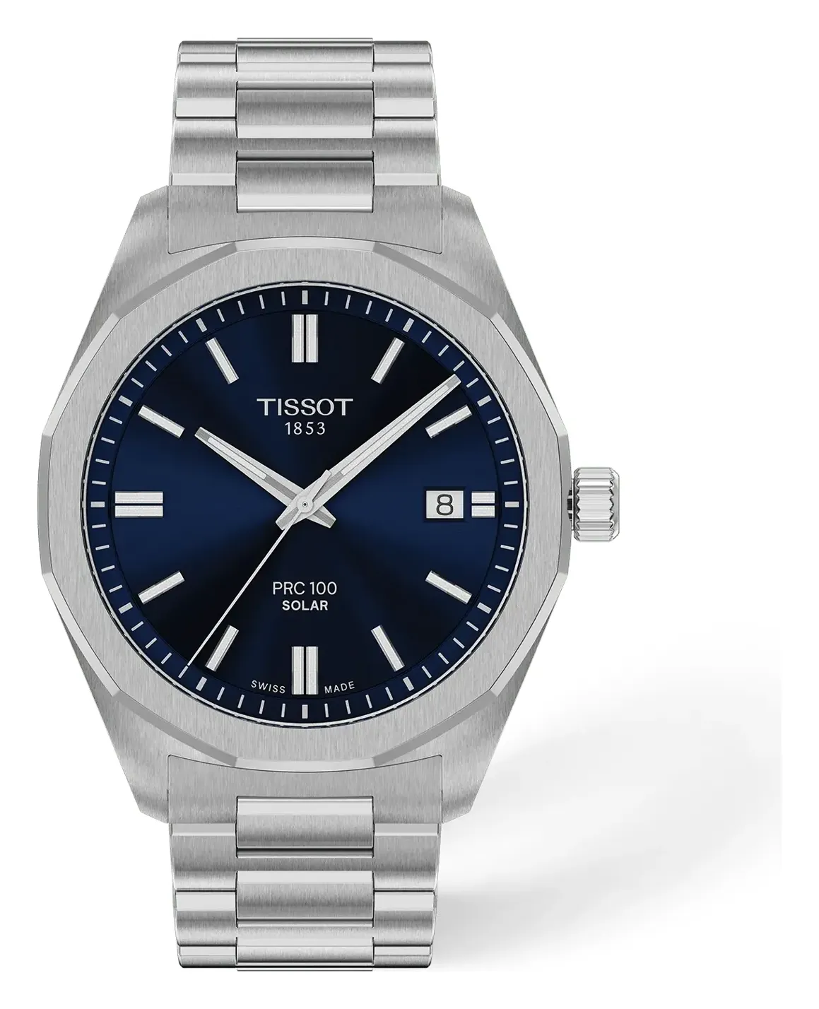 Tissot PRC 100 Solar 39mm T1514221104100, reference T1514221104100, blue dial, stainless steel case