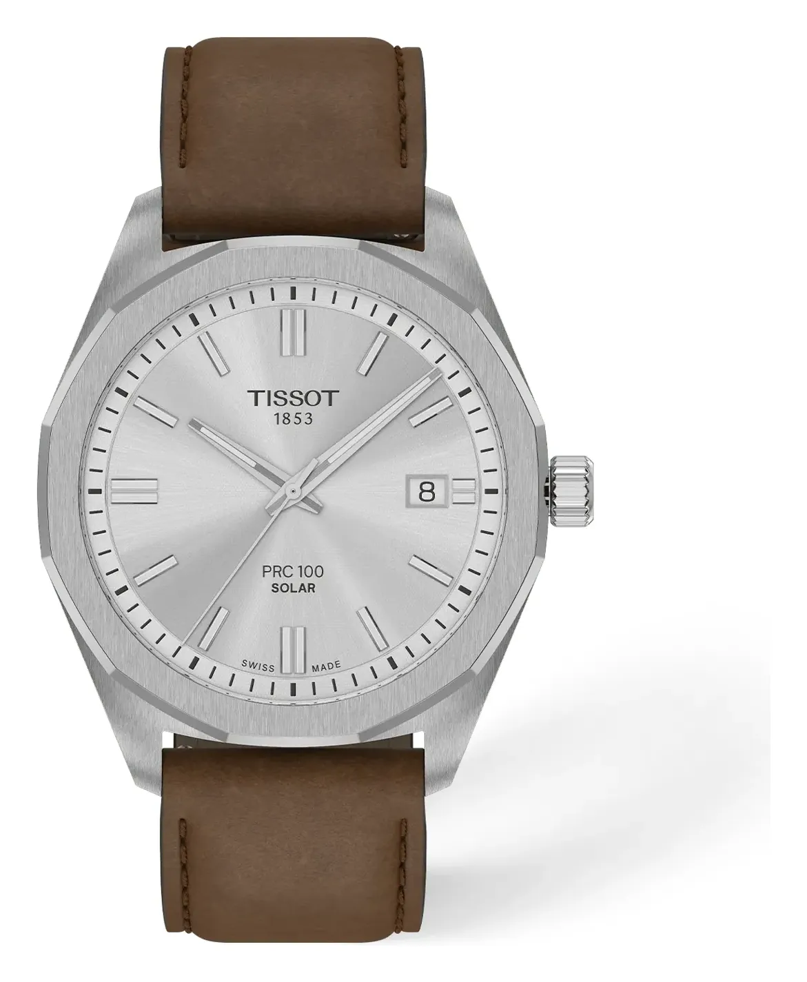 Tissot PRC 100 Solar 39mm T1514221603100, reference T1514221603100, silver dial, stainless steel case
