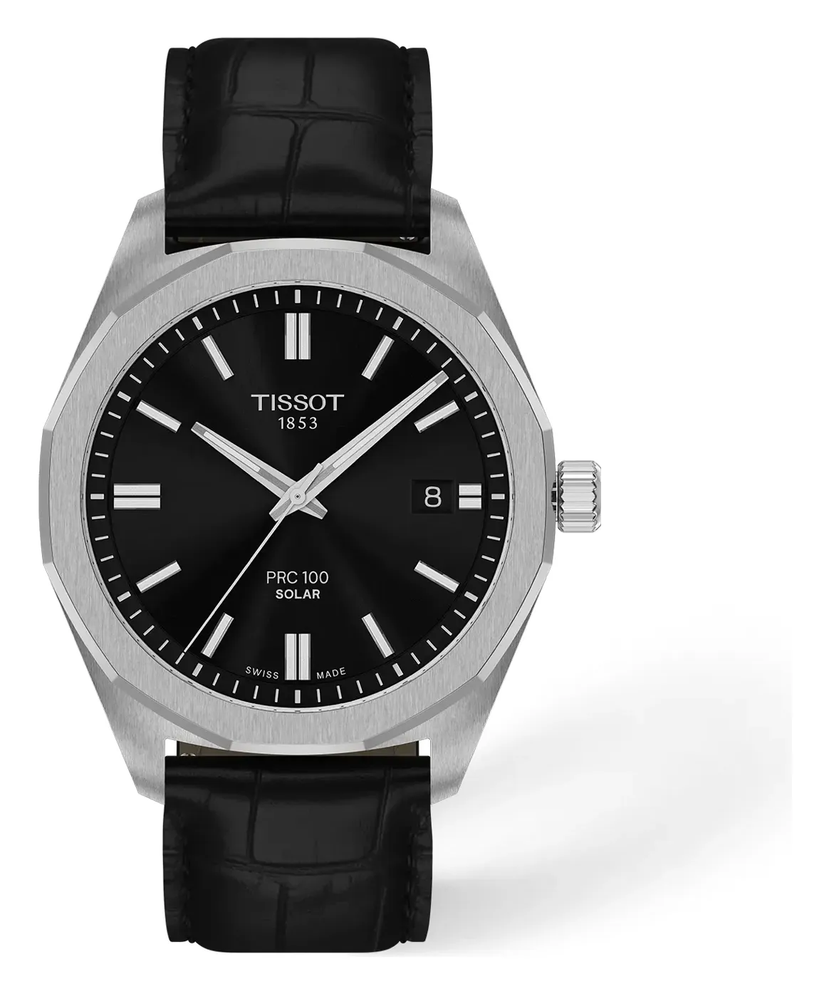 Tissot PRC 100 Solar 39mm T1514221605100, reference T1514221605100, black dial, stainless steel case