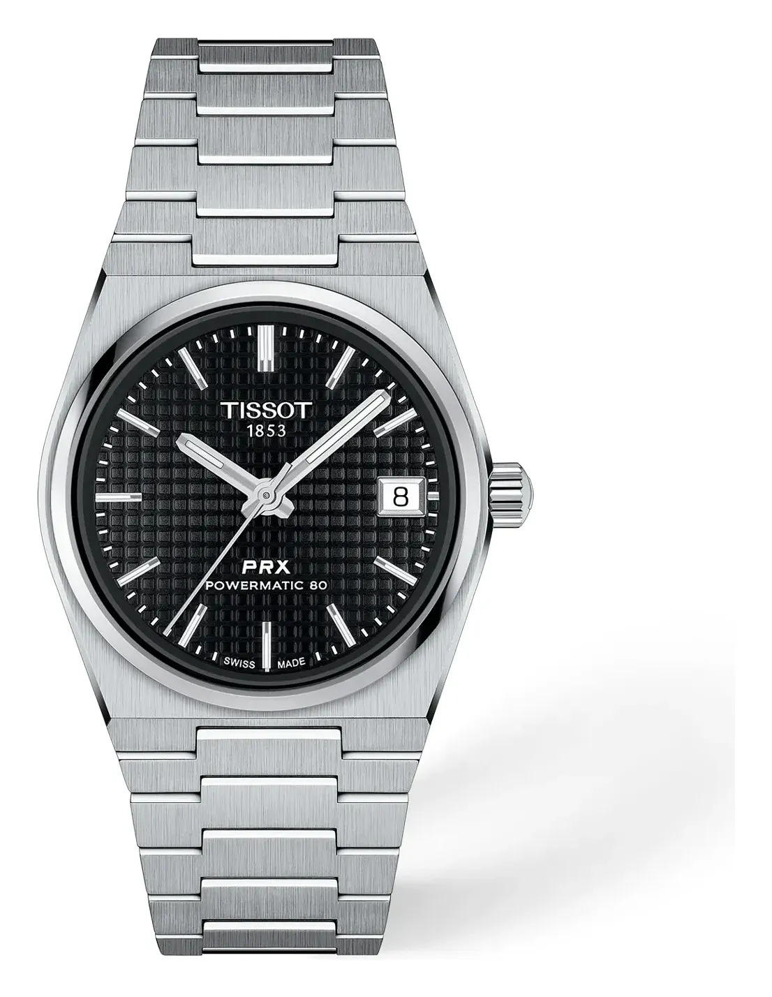 Tissot PRX 35mm T1372071105100, reference T1372071105100, black dial, stainless steel case