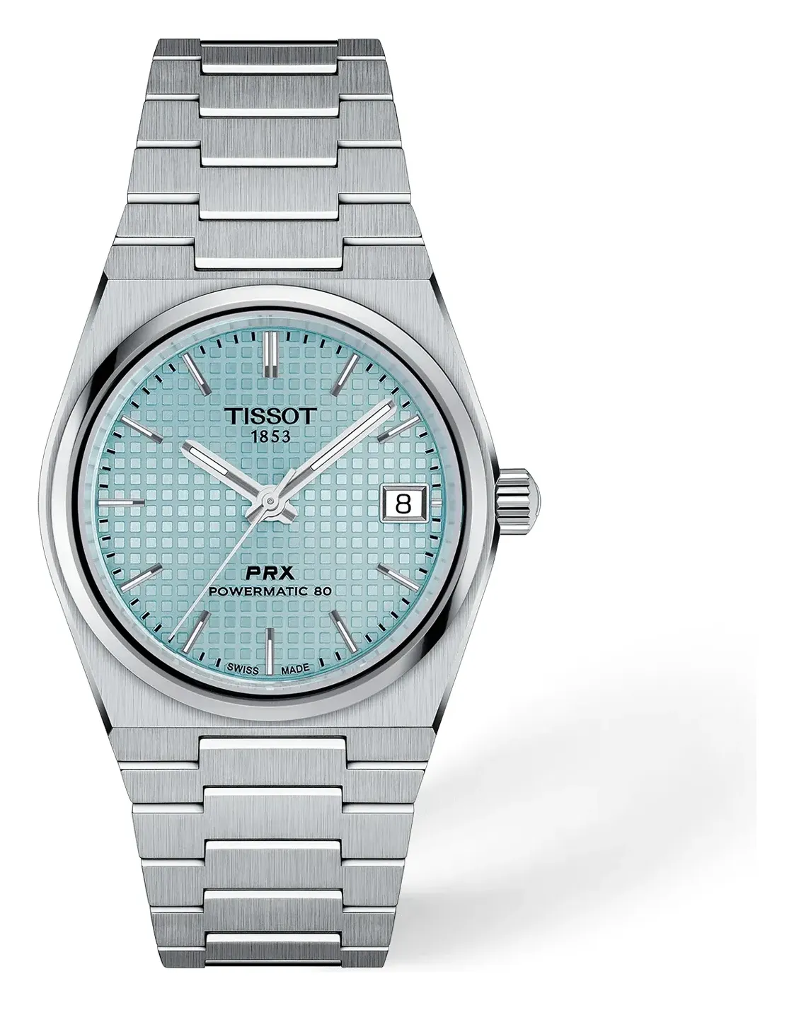 Tissot PRX 35mm T1372071135100, reference T1372071135100, blue dial, stainless steel case