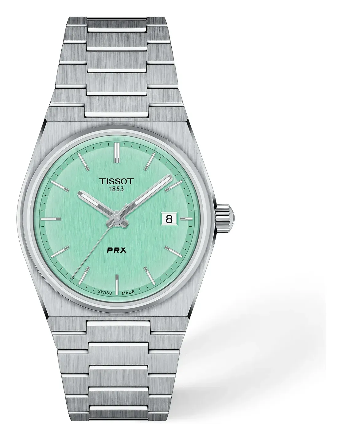 Tissot PRX 35mm T1372101109100, reference T1372101109100, green dial, stainless steel case