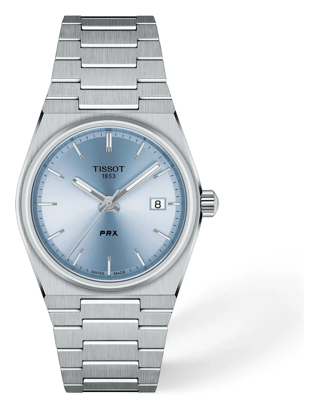 Tissot PRX 35mm T1372101135100, reference T1372101135100, blue dial, stainless steel case