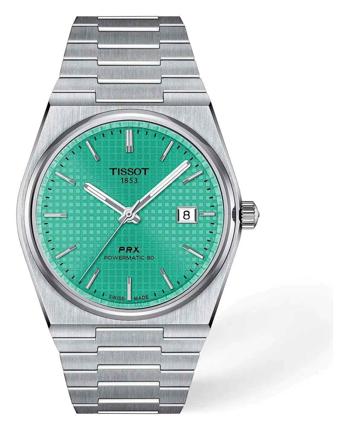 Tissot PRX 40mm T1374071109101, reference T1374071109101, green dial, stainless steel case