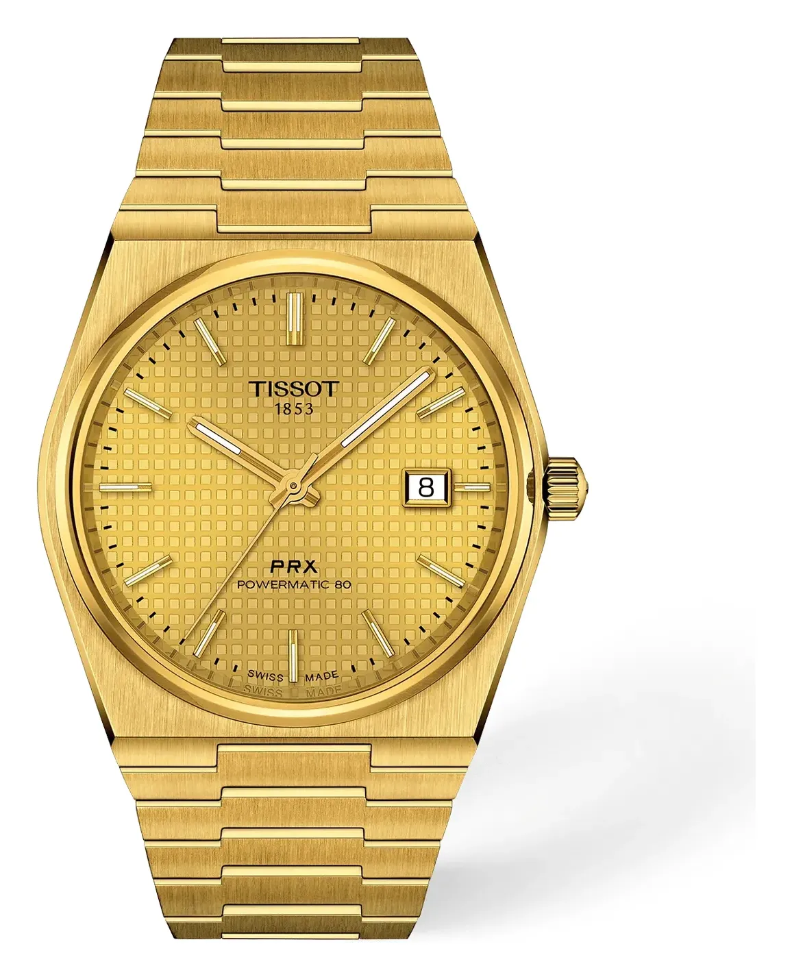 Tissot PRX 40mm T1374073302100, reference T1374073302100, champagne dial, stainless steel case
