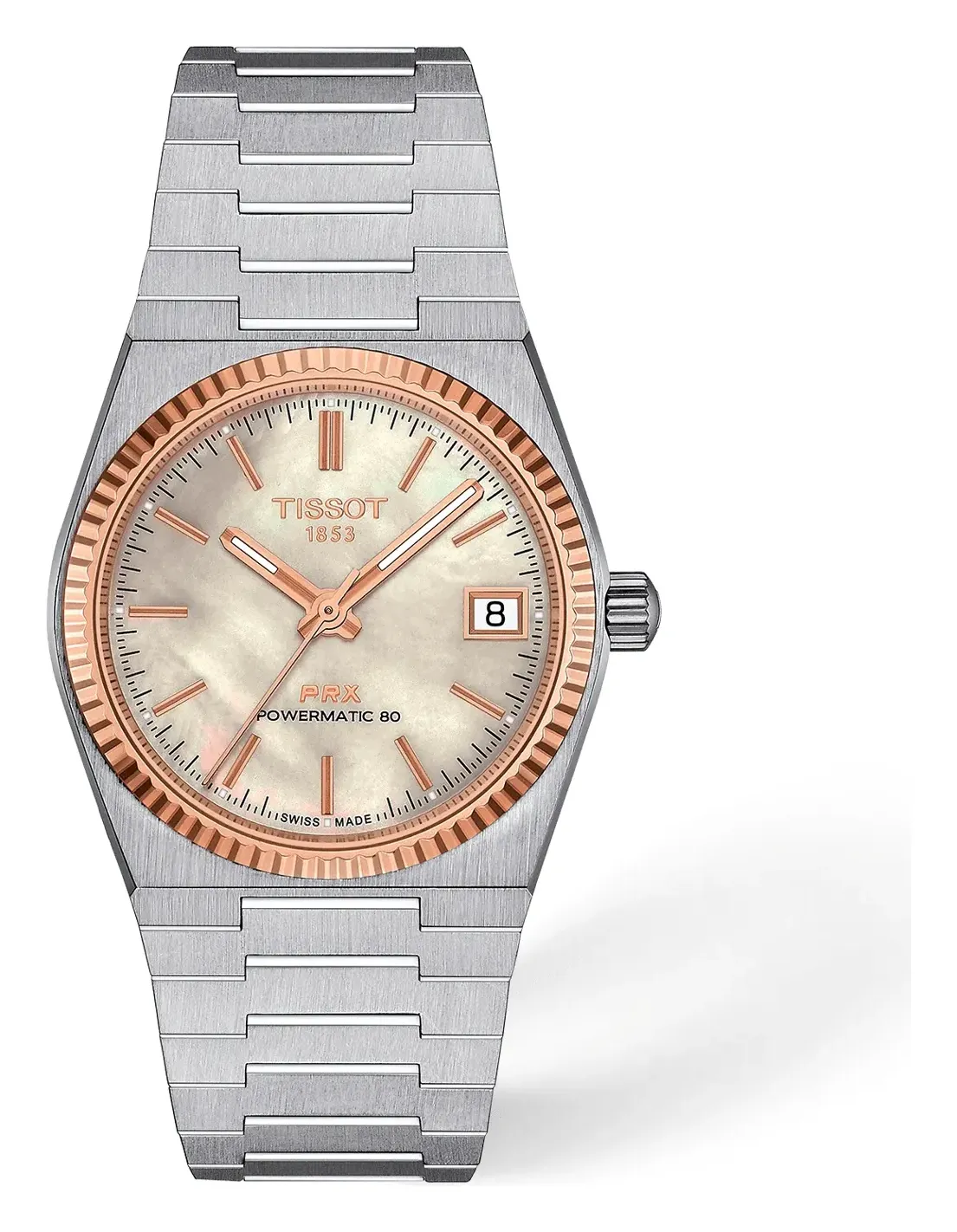 Tissot PRX Gold 35mm T9312074111100, reference T9312074111100, stainless steel case