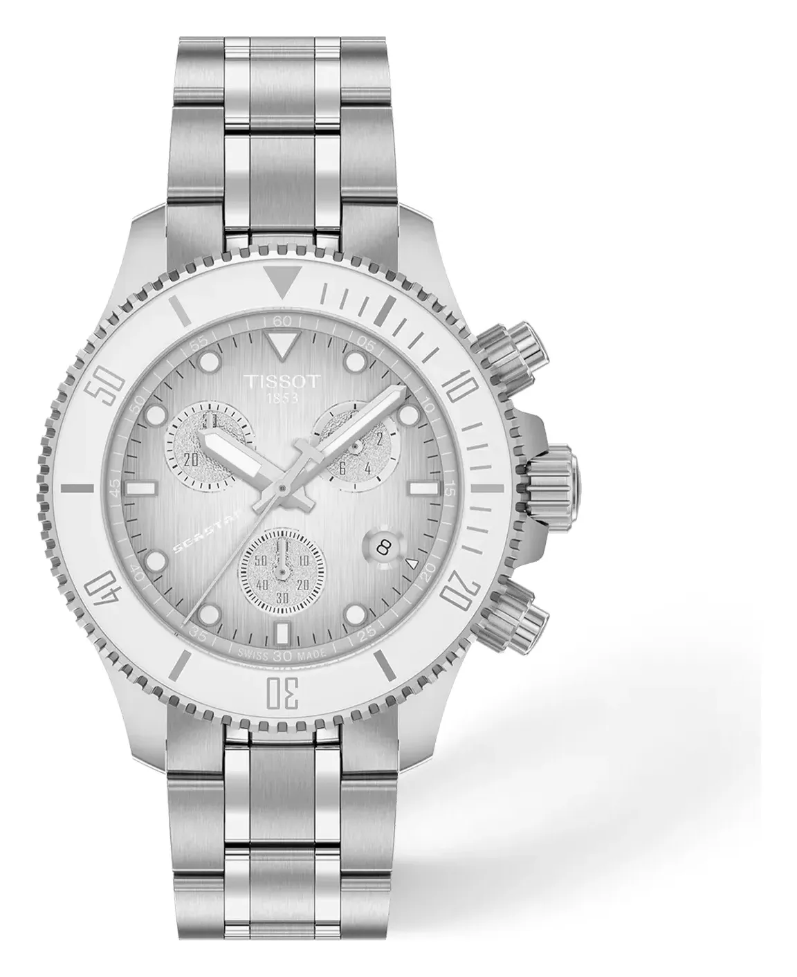 Tissot Seastar 1000 38mm T1202171101100, reference T1202171101100, grey dial, stainless steel case