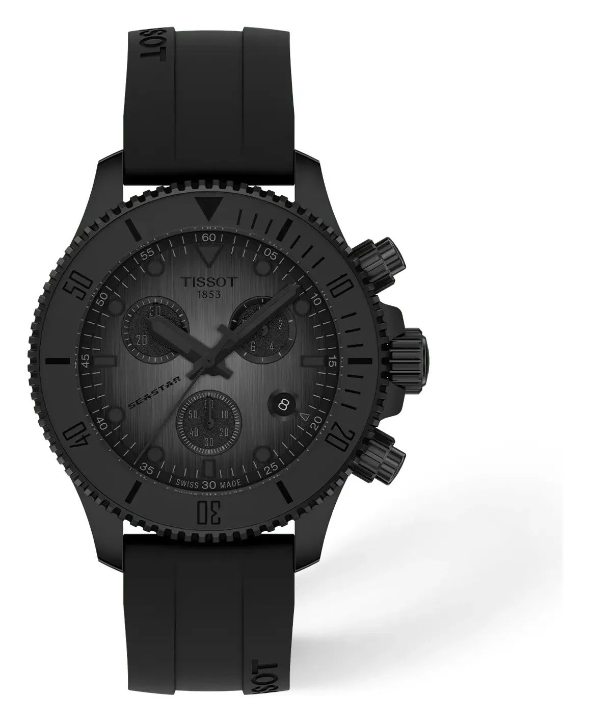 Tissot Seastar 1000 38mm T1202173706100, reference T1202173706100, grey dial, stainless steel case