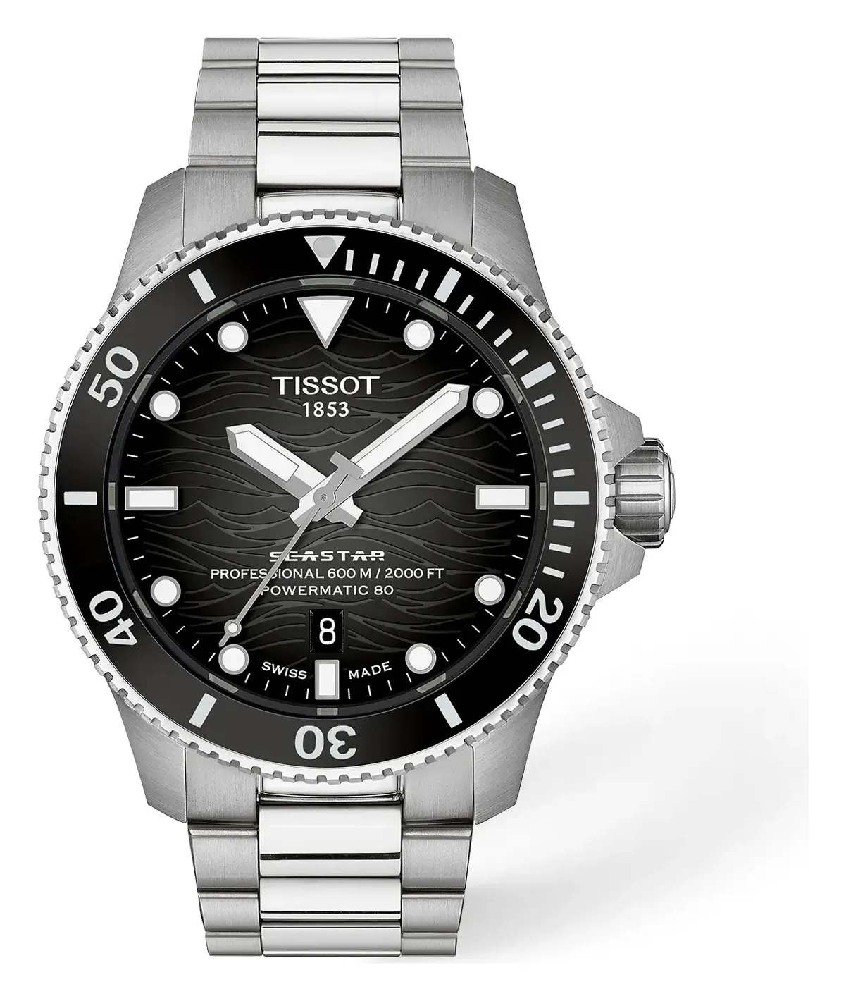 Tissot Seastar 2000 Professional 44mm T1209071105100, reference T1209071105100, grey dial, stainless steel and ceramic case