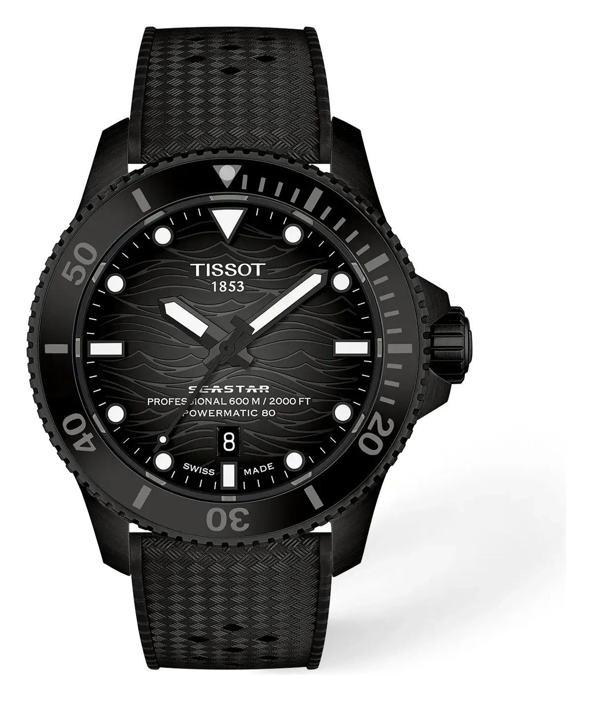 Tissot Seastar 2000 Professional 44mm T1209073705100, reference T1209073705100, grey dial, stainless steel case