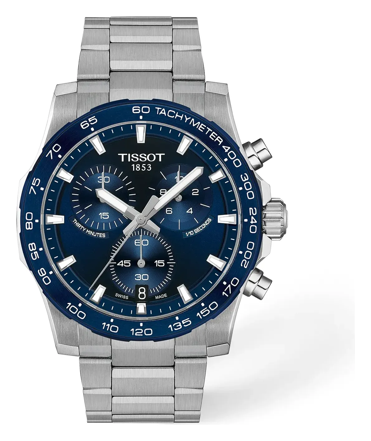 Tissot Supersport Chrono 42mm T1254171104100, reference T1254171104100, blue dial, stainless steel case