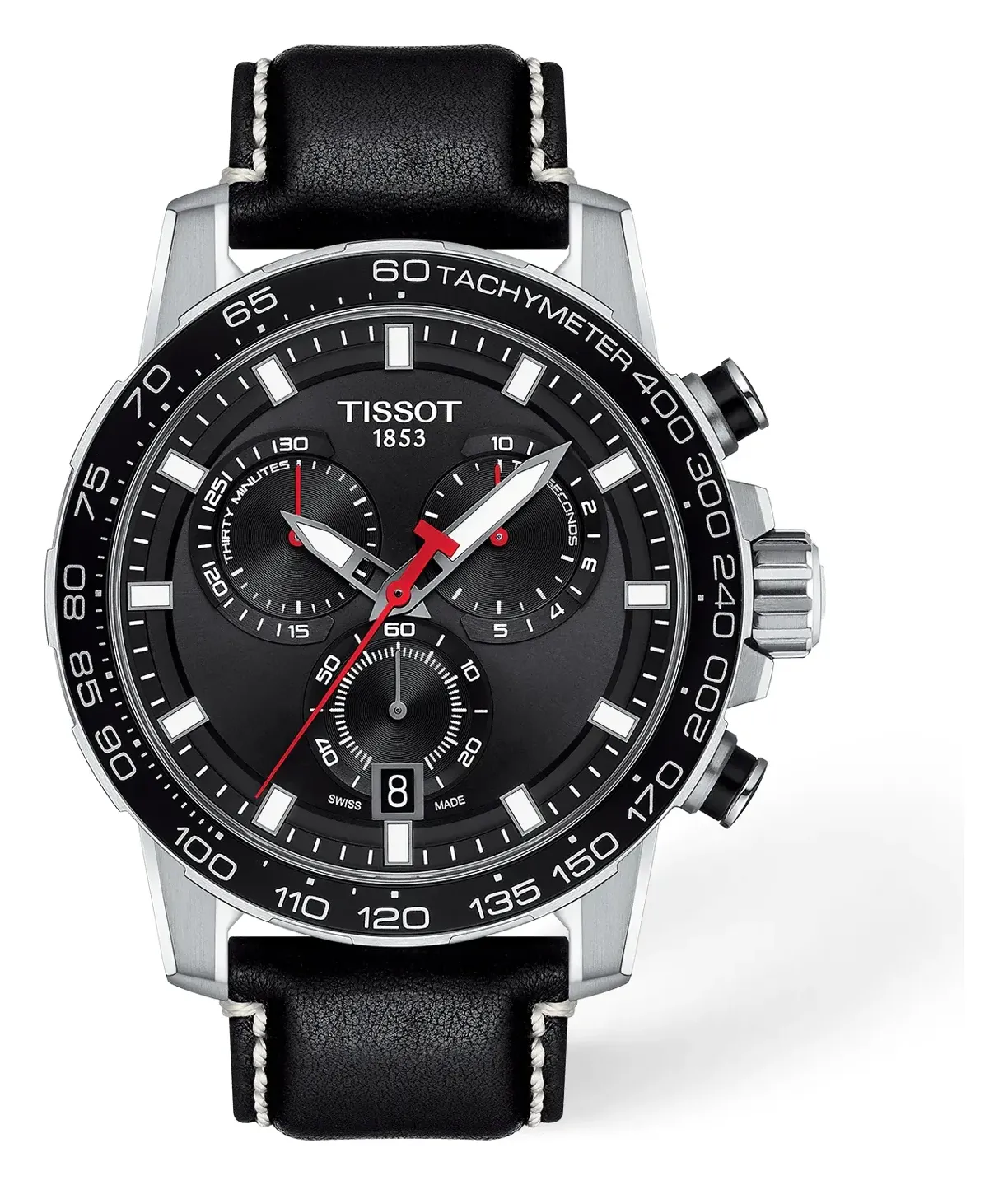 Tissot Supersport Chrono 45.5mm T1256171605100, reference T1256171605100, black dial, stainless steel case