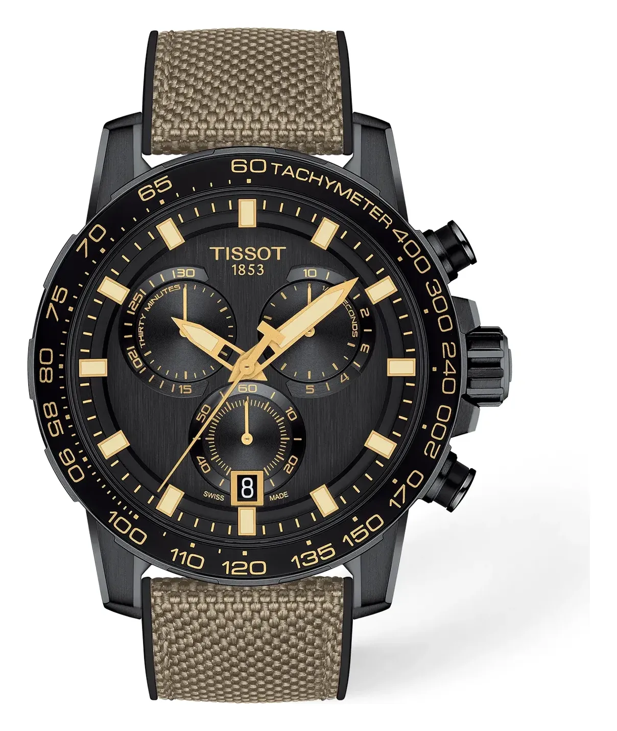 Tissot Supersport Chrono 45.5mm T1256173705101, reference T1256173705101, black dial, stainless steel case