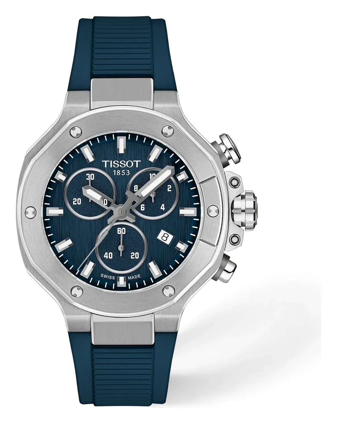 Tissot T-Race 38mm T1418171704100, reference T1418171704100, blue dial, stainless steel case