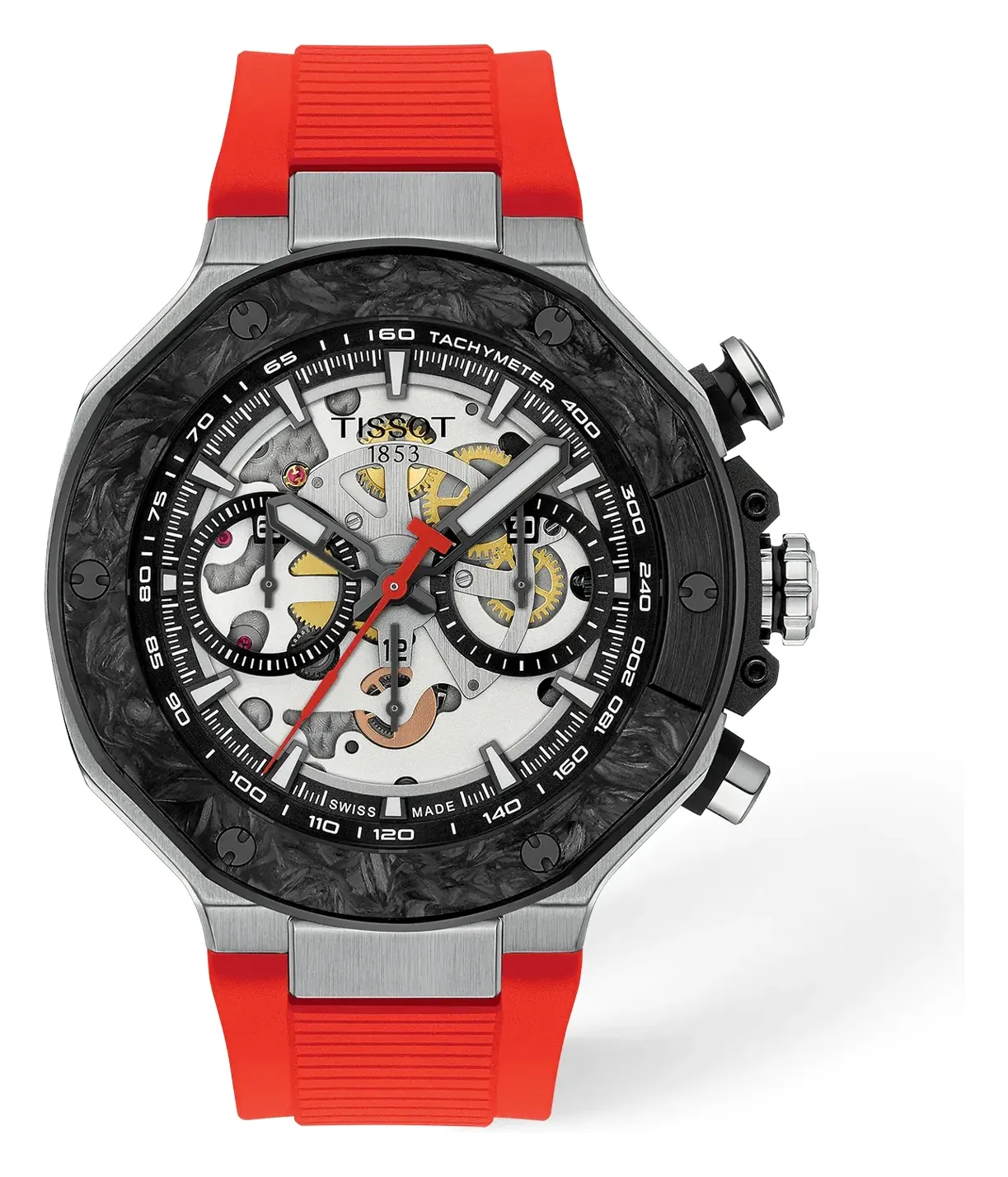 Tissot T-Race MotoGP 2026 45mm T1414622705100, reference T1414622705100, black dial, stainless steel case