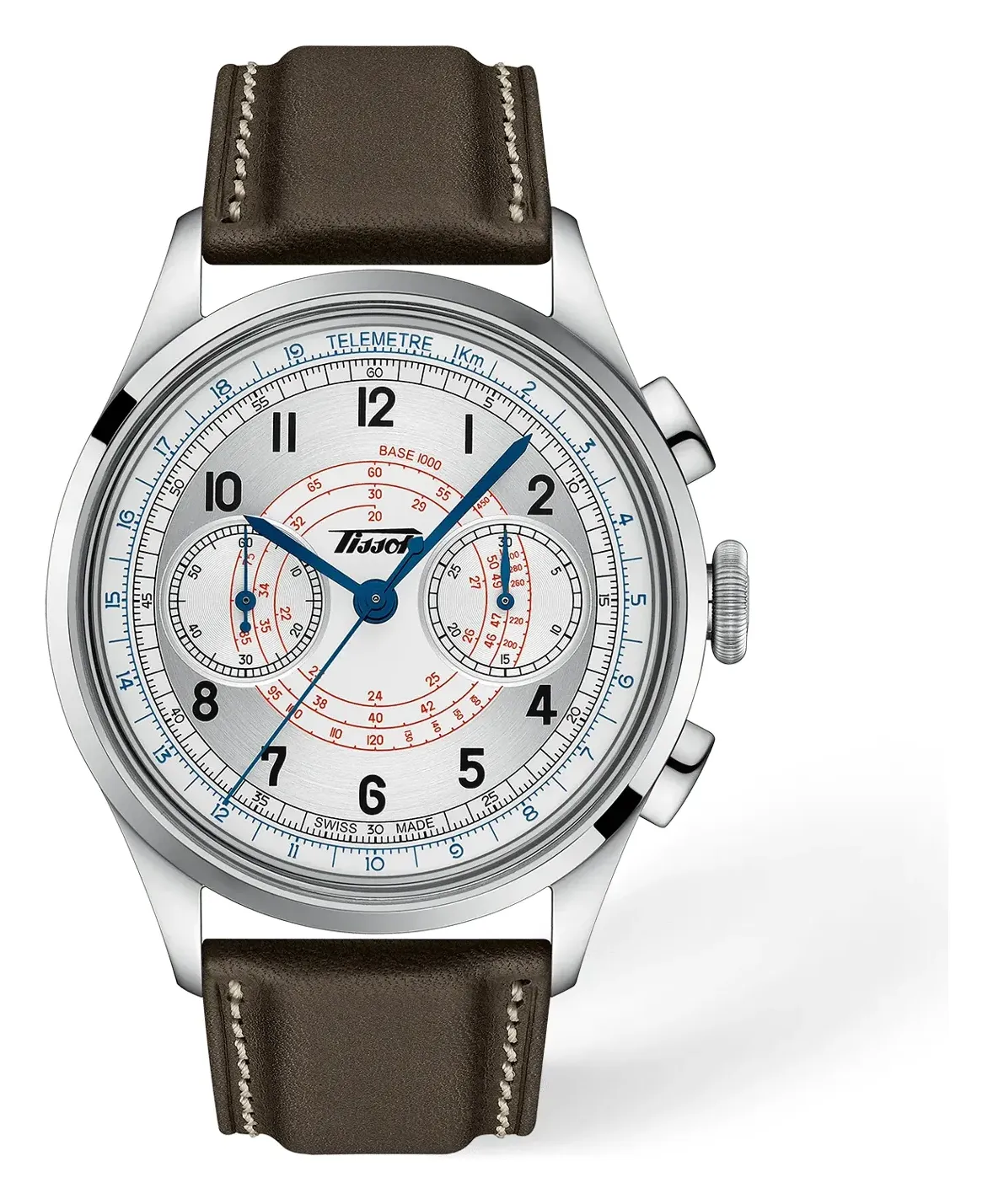 Tissot Telemeter 1938 42mm T1424621603200, reference T1424621603200, white dial, stainless steel case