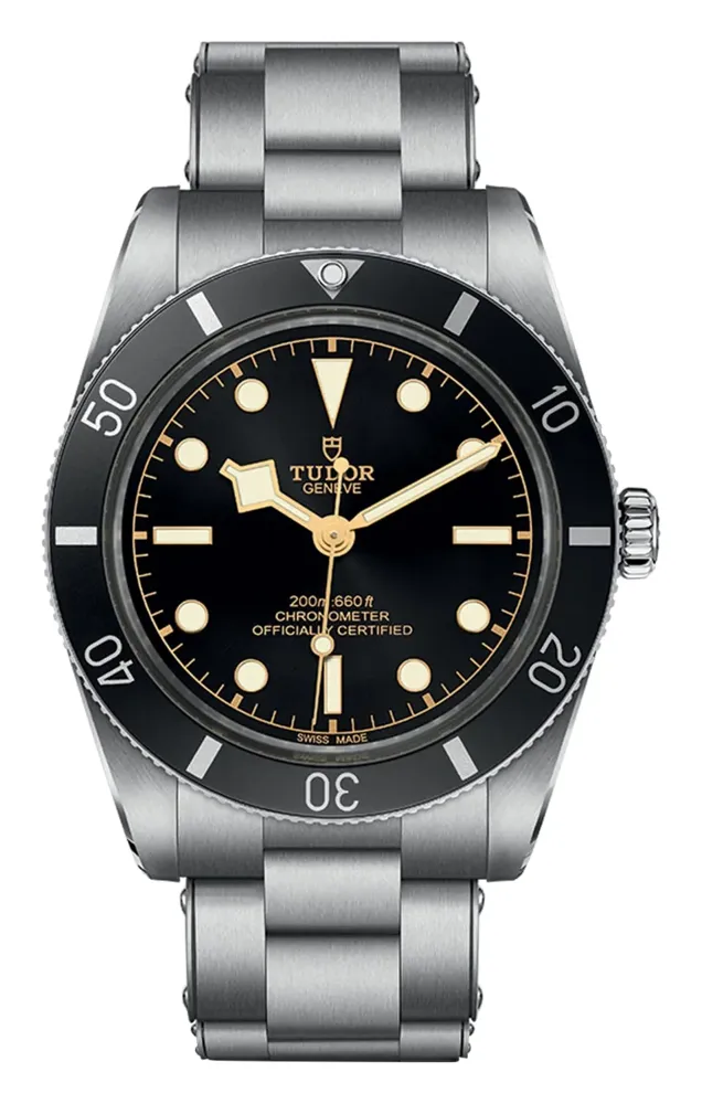 Tudor Black Bay 54, reference 79000N-0001, black dial, stainless steel case