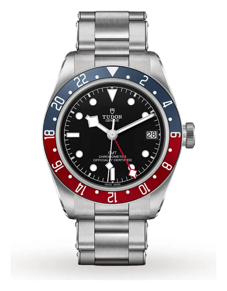 Tudor Black Bay GMT, reference 79830RB-0001, black dial, stainless steel case